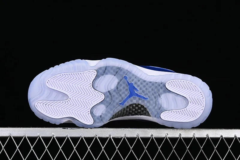 All categories Air Jordan Jordan series basketball shoes Air Jordan 11 P version Air Jordan 11 Retro "Concord Sketch" AJ11 Joe 11 white and blue real standard real carbon high-top basketball shoes CT8012-114